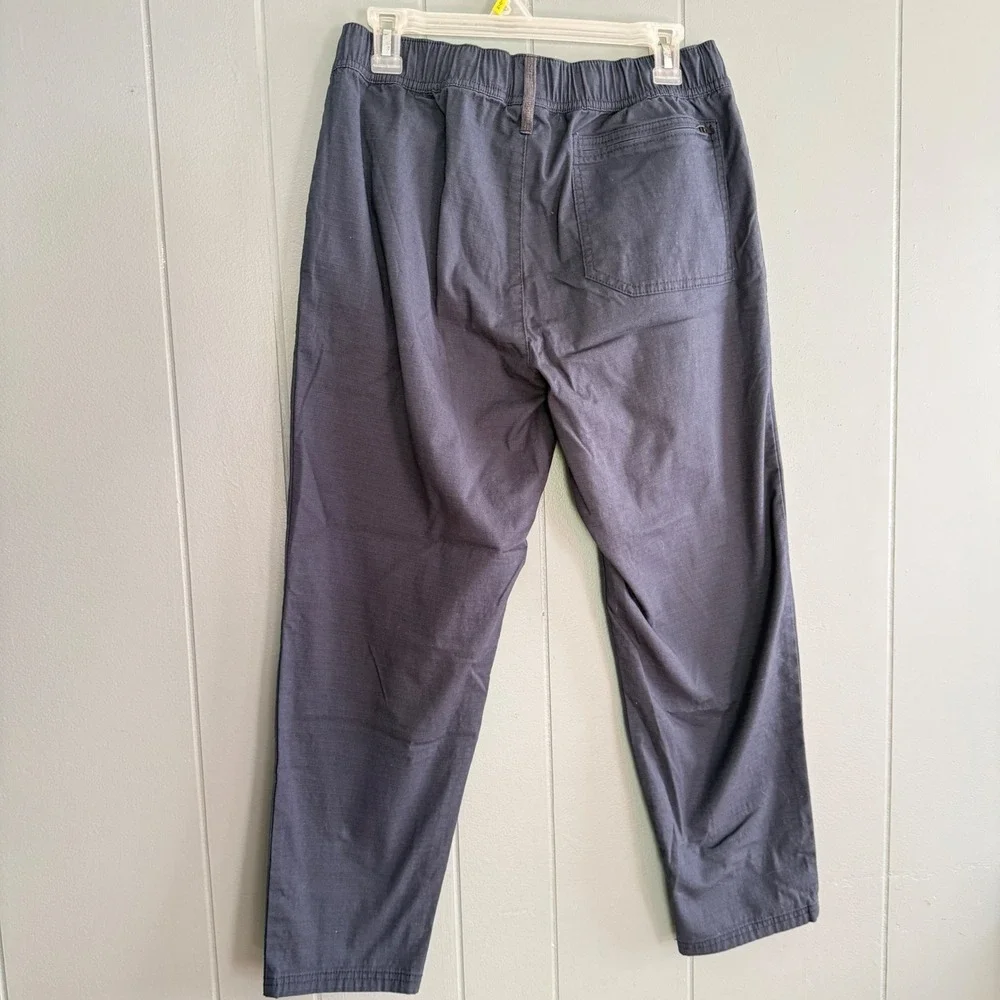 LL Bean Explorer Ripstop Pants Men Medium Slate Blue Elastic Waist Gorpcore Hike